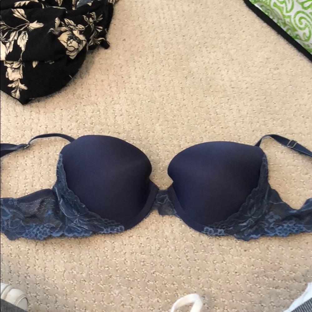 Blue Victoria’s Secret bra
